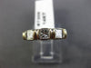ESTATE .75CT PRINCESS DIAMOND 14KT TWO TONE GOLD WEDDING ANNIVERSARY RING #7305