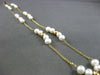 ESTATE PEARL 14KT YELLOW GOLD 3D MULTI PEARL BY THE YARD BEAD NECKLACE #24941