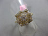 ESTATE 1.36CT ROUND & BAGUETTE DIAMOND 18KT YELLOW GOLD FRIENDSHIP PROMISE RING