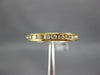 ESTATE .80CT DIAMOND 14KT YELLOW GOLD CLASSIC ROUND CHANNEL ETERNITY RING #3297