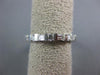 ESTATE 1.22CT DIAMOND 14K WHITE GOLD 3D ETERNITY WEDDING ANNIVERSARY RING #18621