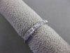 ANTIQUE .50CT DIAMOND 14KT WHITE GOLD FILIGREE ETERNITY ANNIVERSARY RING #23867