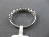 ESTATE .52CT DIAMOND 14KT WHITE GOLD 11 STONE FILIGREE MILGRAIN ANNIVERSARY RING