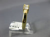 ESTATE .71CT ROUND CUT DIAMOND 14KT YELLOW GOLD 3 STONE ANNIVERSARY RING #5068