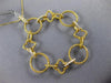 ESTATE EXTRA LARGE .31CT DIAMOND 18K YELLOW GOLD 3D FLOWER CIRCULAR FUN PENDANT