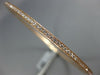 1.44CT DIAMOND 18K ROSE GOLD 3D ROUND FILIGREE MILGRAIN ETERNITY BANGLE BRACELET