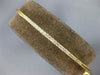 ESTATE .38CT DIAMOND 18K YELLOW GOLD CLASSIC BAR FLEXIBLE LOVE BANGLE BRACELET