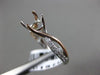 ESTATE .17CT DIAMOND 14KT WHITE & ROSE GOLD INFINITY SEMI MOUNT ENGAGEMENT RING