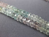 ESTATE 70.91CT DIAMOND & AAA MULTI COLOR AQUAMARINES 18KT WHITE GOLD 3D NECKLACE