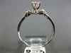 ANTIQUE .68CT DIAMOND 14KT WHITE GOLD 3D WOVEN SOLITAIRE ENGAGEMENT RING #21016