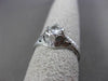 ANTIQUE .30CT DIAMOND 18K WHITE GOLD 3D SOLITAIRE FILIGREE ENGAGEMENT RING #2242