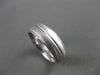 ESTATE 14KT WHITE GOLD MATTE & SHINY DESIGN WEDDING BAND RING 6mm #23125