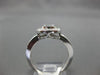 ESTATE WIDE .65CT DIAMOND 14KT WHITE GOLD 3D ROUND CLUSTER FRIENDSHIP LOVE RING