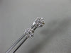 ESTATE .25CT DIAMOND 14KT WHITE GOLD 3D CLASSIC CLUSTER FLOWER STUD EARRINGS