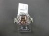 ESTATE 2.75CT CHOCOLATE FANCY DIAMOND 18KT WHITE GOLD INFINITY ENGAGEMENT RING