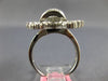 ESTATE LARGE 1.44CT DIAMOND 18KT WHITE GOLD 3D ROUND & PRINCESS FLOWER BOW RING