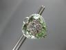 ESTATE EXTRA LARGE 18.51CT DIAMOND & AAA GREEN AMETHYST 18KT WHITE GOLD EARRINGS