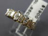 ESTATE .85CT DIAMOND 14KT YELLOW GOLD MARQUISE & BAGUETTE ANNIVERSARY RING #6898