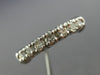 ESTATE .60CT ROUND CUT DIAMOND 14KT WHITE GOLD 7 STONE ANNIVERSARY RING #7831
