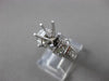 1.60CT DIAMOND 14K WHITE GOLD 3D PRINESS ROUND SEMI MOUNT ENGAGEMENT RING #18585
