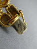 ESTATE WIDE TIFFANY & CO. 1.80CT DIAMOND 18K YELLOW GOLD 3D NUGGET LOVE BRACELET