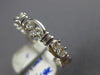 ESTATE 1.0CT ROUND CUT DIAMOND 18KT WHITE GOLD CLASSIC WEDDING ANNIVERSARY RING