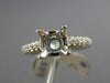 ESTATE .69CT DIAMOND 14KT WHITE GOLD CLASSIC 4 PRONG SEMI MOUNT ENGAGEMENT RING