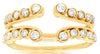 0.50CT DIAMOND 14KT YELLOW GOLD 3D ROUND CLASSIC INSERT WEDDING ANNIVERSARY RING