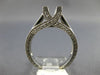 .45CT DIAMOND 14KT WHITE GOLD PRINCESS LUCIDA SEMI MOUNT ENGAGEMENT RING #16758
