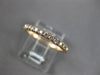 ESTATE .66CT DIAMOND 14KT ROSE GOLD 3D CLASSIC ROUND ETERNITY ANNIVERSARY RING