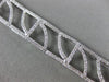 ESTATE WIDE 1.60CT DIAMOND 14KT WHITE GOLD 3D SQUARE RECTANGULAR TENNIS BRACELET