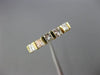 ESTATE .62CT PRINCESS DIAMOND 14KT YELLOW GOLD 3D 5 STONE ANNIVERSARY RING #2592