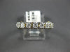 ANTIQUE .55CT DIAMOND 18K WHITE & YELLOW GOLD ANNIVERSARY RING E-F VVS #5488