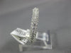 ESTATE 1.78CT DIAMOND 18KT WHITE GOLD 3D CLASSIC 3 ROW ETERNITY ANNIVERSARY RING