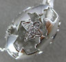 ESTATE LARGE .10CT DIAMOND 14K WHITE GOLD CLASSIC MULTI BUTTERFLY BARREL PENDANT
