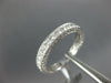 1.48CT DIAMOND 18KT WHITE GOLD ROUND FILIGREE MILGRAIN ETERNITY ANNIVERSARY RING