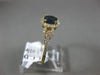 ESTATE 1.22CT DIAMOND & AAA ALEXANDRITE 14K YELLOW GOLD FILIGREE ENGAGEMENT RING
