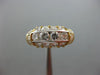 WIDE 1.50CT ROUND & BAGUETTE DIAMOND 18KT YELLOW GOLD 3 ROW ETOILE WEDDING RING