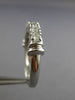ESTATE .60CT ROUND CUT DIAMOND 14KT WHITE GOLD 7 STONE ANNIVERSARY RING #7831