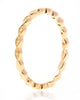 ESTATE .03CT DIAMOND 14KT YELLOW GOLD ROUND & MARQUISE SHAPE SEMI ETERNITY RING