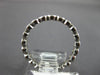 ESTATE .85CT DIAMOND 14KT WHITE GOLD MILGRAIN SIZABLE ETERNITY ANNIVERSARY RING