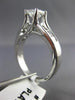 ESTATE 1.78CT PRINCESS DIAMOND PLATINUM 3D LUCIDA ENGAGEMENT RING #19559