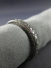 ESTATE .60CT DIAMOND 14KT WHITE GOLD 3D ETERNITY FILIGREE ANNIVERSARY RING #7831