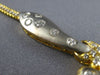 ESTATE LARGE .80CT DIAMOND 18K 2 TONE GOLD ETOILE HEART BAR LOVE NECKLACE #21901