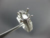 ESTATE .75CT DIAMOND 14K WHITE GOLD 3D SEMI ETERNITY SEMI MOUNT ENGAGEMENT RING