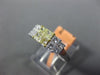 ESTATE 1.09CT WHITE & FANCY YELLOW DIAMOND 18KT 2 TONE GOLD 3D ANNIVERSARY RING