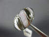 ESTATE WIDE .31CT DIAMOND & AAA MOTHER OF PEARL 14K WHITE GOLD CHANNEL DOME RING