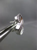 ESTATE 2.60CT DIAMOND ROUND & BAGUETTE 18KT WHITE GOLD INFINITY CLIP ON EARRINGS