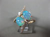 ESTATE 1.80CT DIAMOND & AAA AUSTRALIAN OPAL 14KT YELLOW GOLD 3D SNAKE OVAL RING