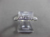 ANTIQUE .50CT DIAMOND 14KT WHITE GOLD FILIGREE ETERNITY ANNIVERSARY RING #23867